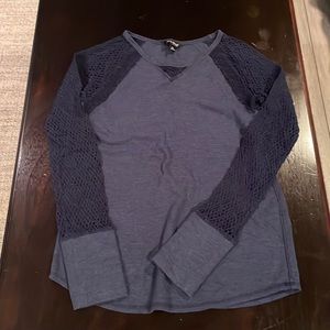 Lucky Brand Crotchet sleeve thermal